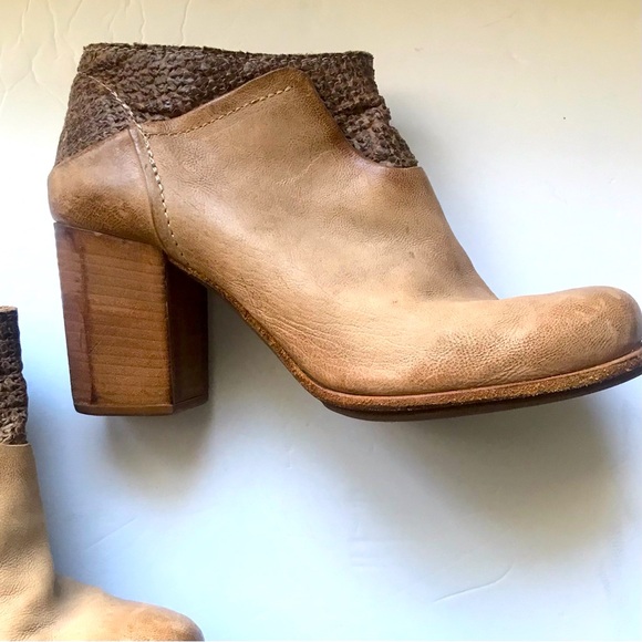 A.S.98 Women's Leather Ankle Brown Boots EUR 40 US Sz 9 3” Block Heel - Picture 6 of 11